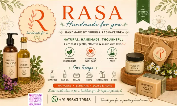 Organic product promotional banner